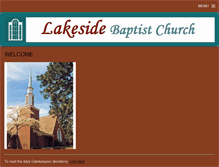 Tablet Screenshot of lakesidechurchrmt.org